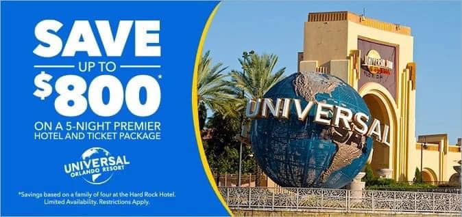 Universal Ultimate Savings Package