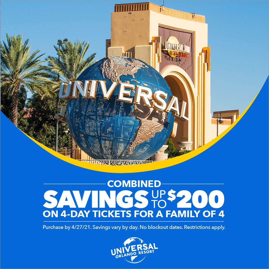 Universal Orlando 2021 Offers