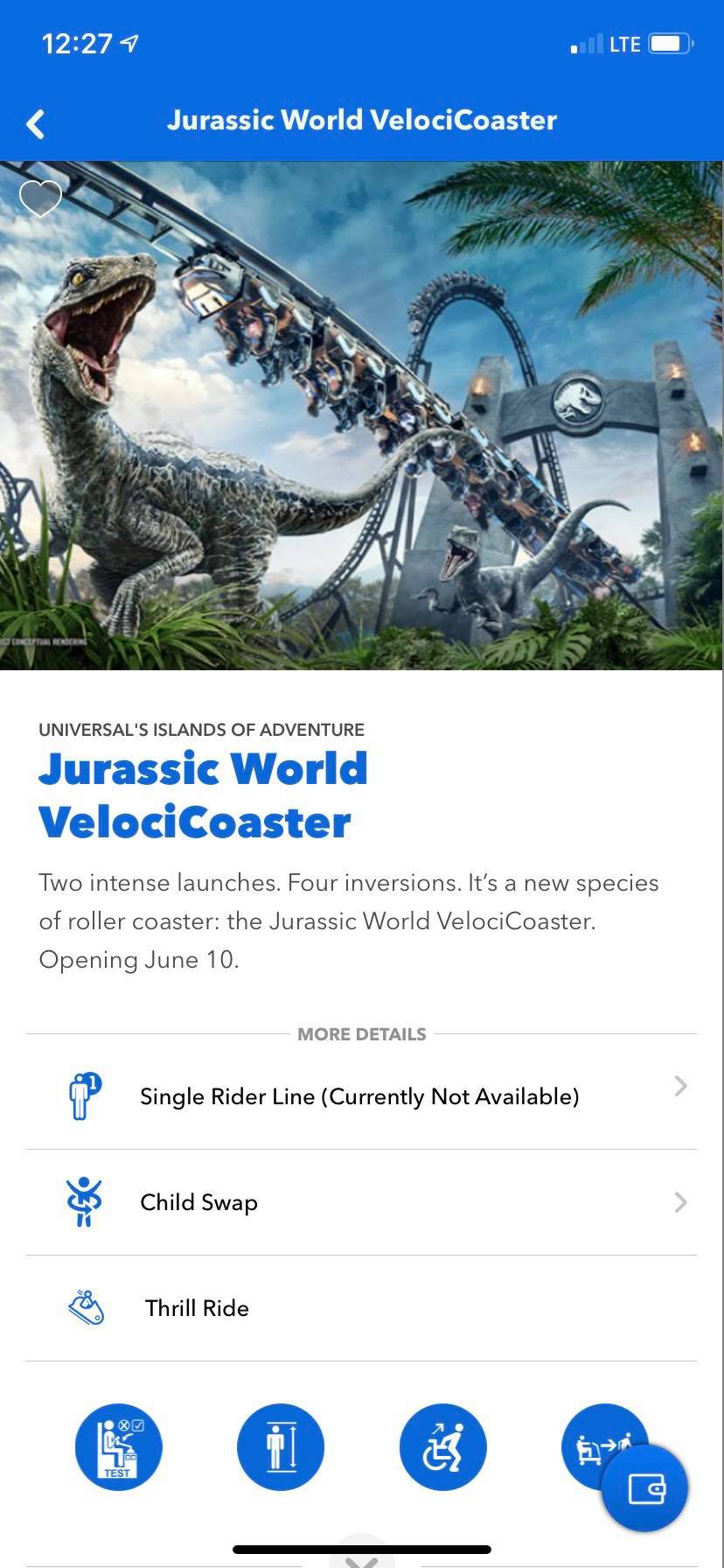 Jurassic World VelociCoaster Now On Universal App Universal