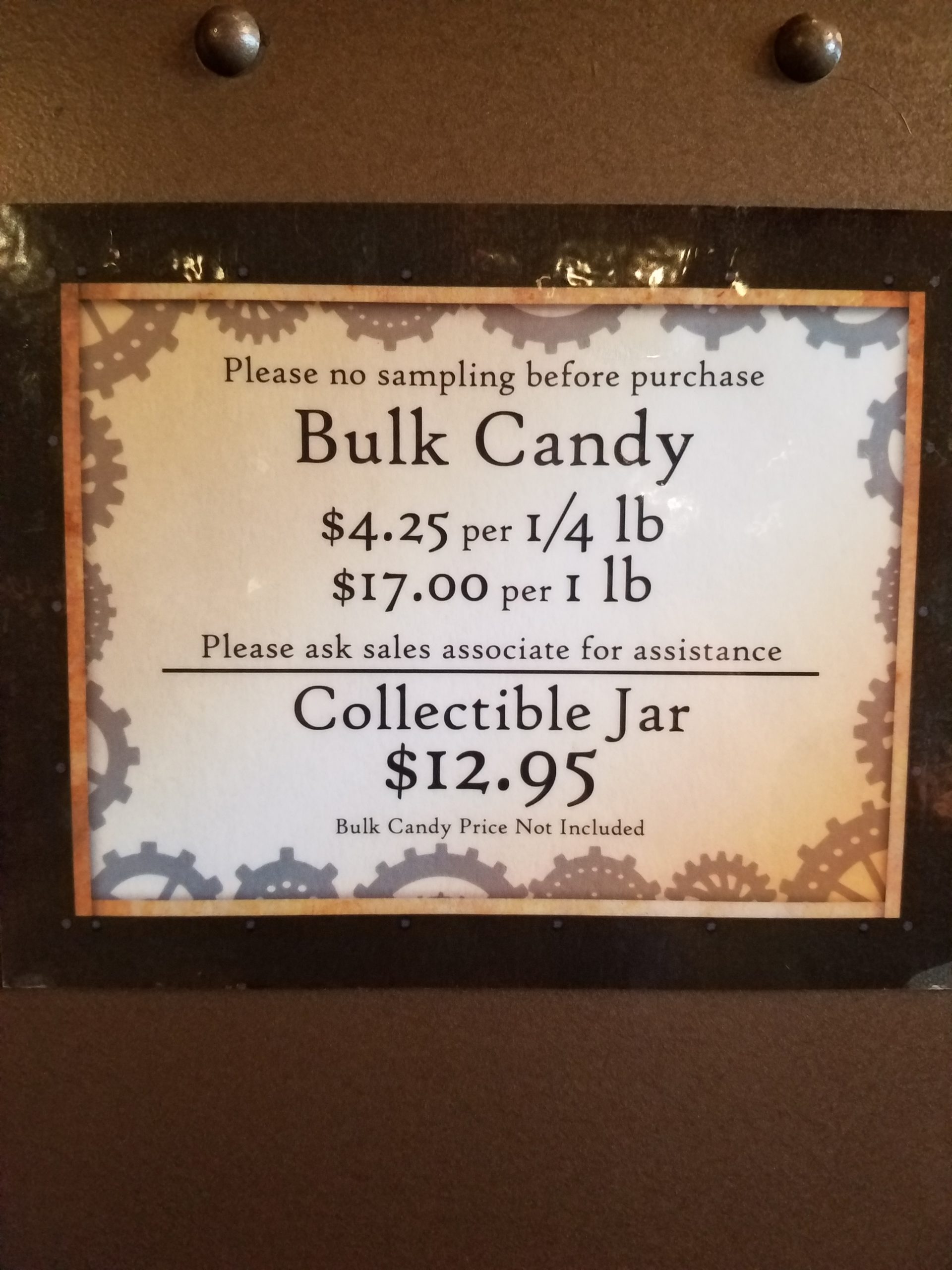 Bulk candy pricing