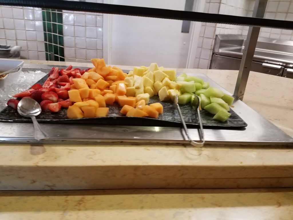 fruit at La Bamba buffet