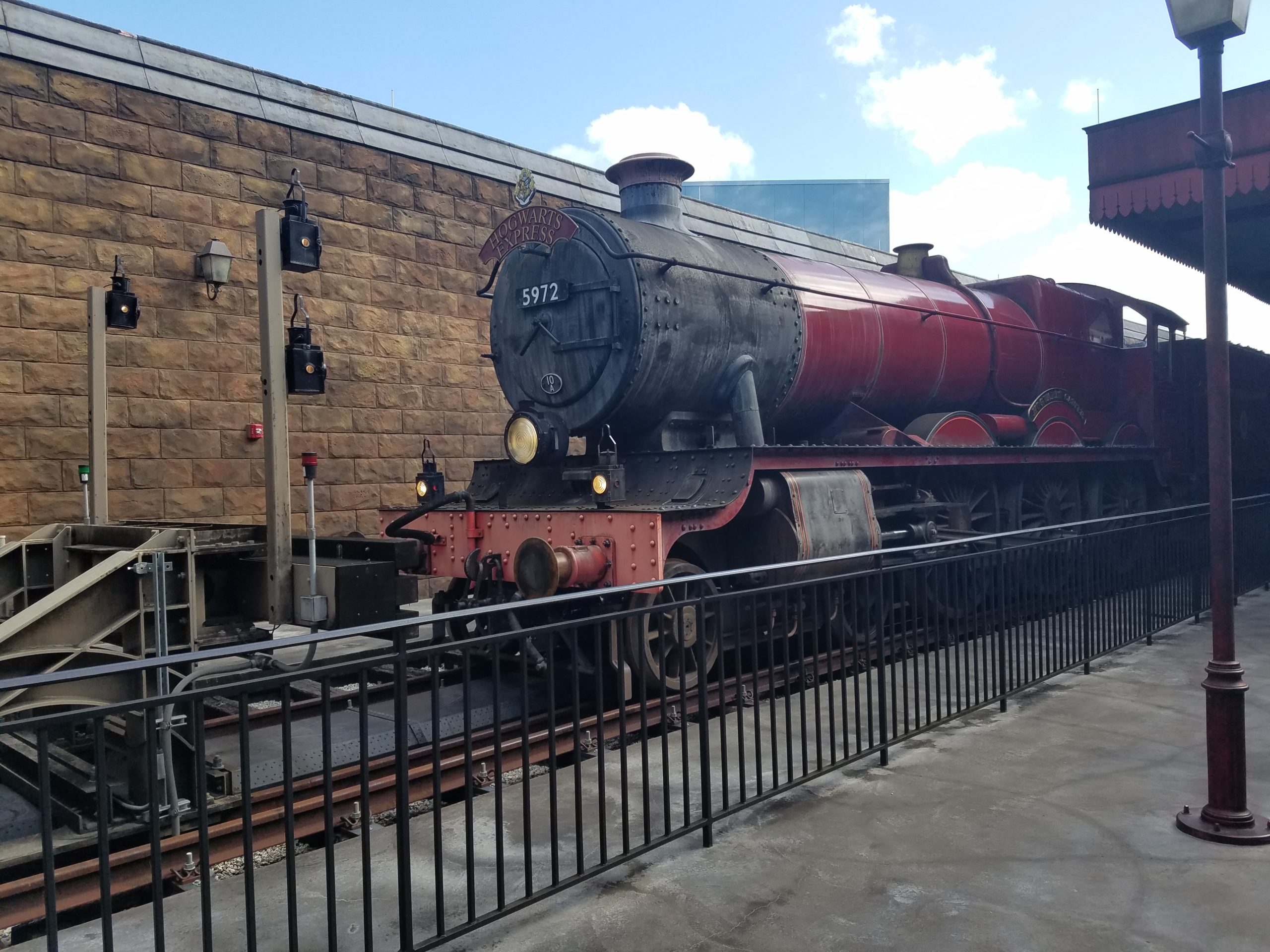 Hogwarts Express in the station