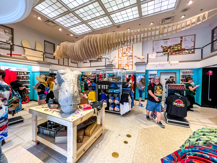 Jurassic Park Tribute Store 30th Anniversary Universal Studios Florida Decorations Dinosaurs
