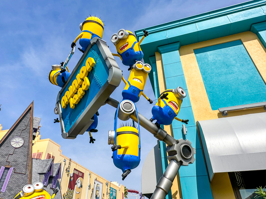 Minion Land Sign Universal Studios Florida Orlando Minions