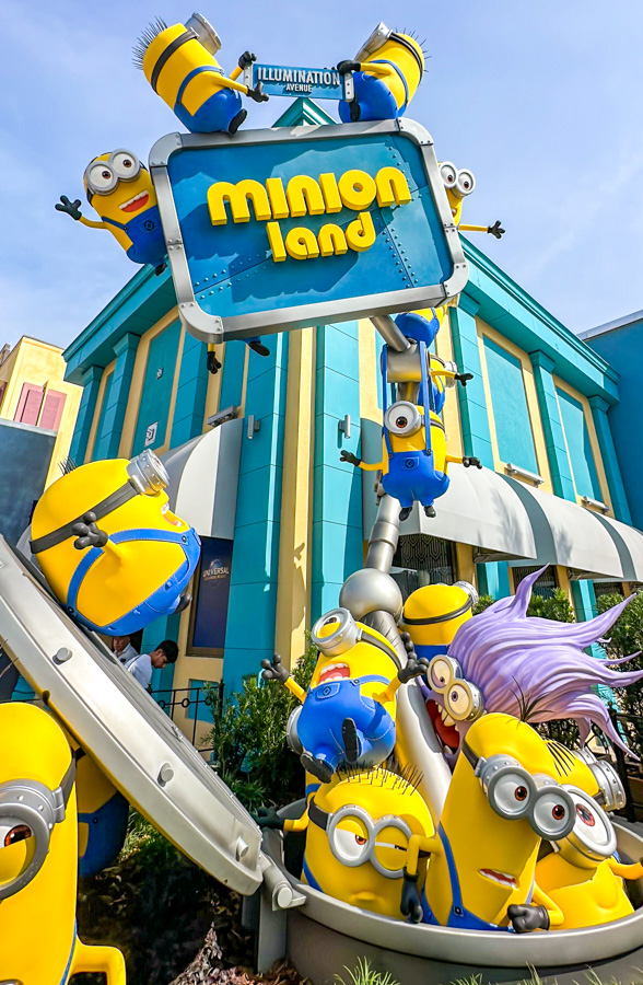 Minion Land Sign Universal Studios Florida Orlando Minions