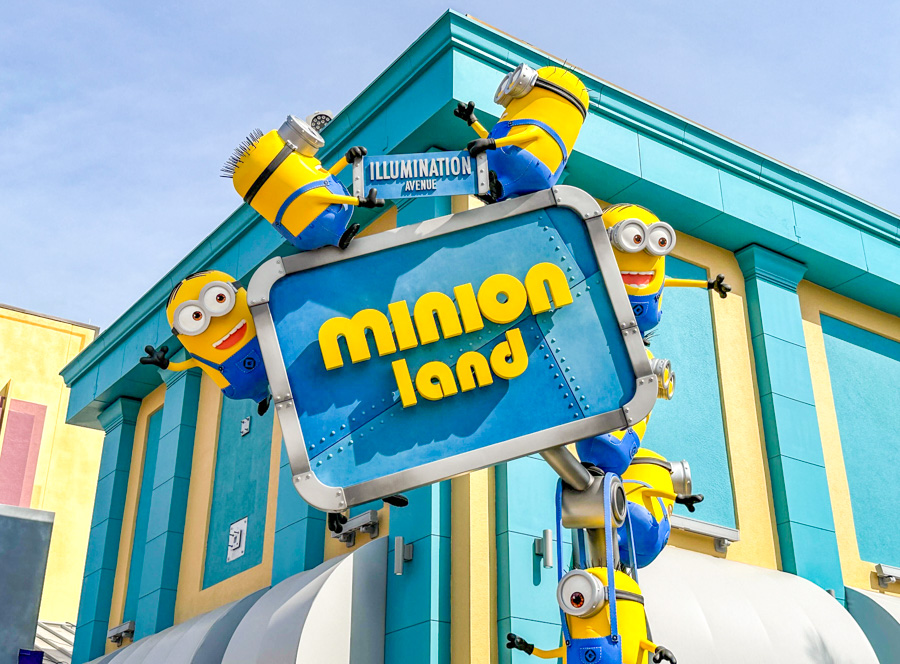 Minion Land Sign Universal Studios Florida Orlando Minions