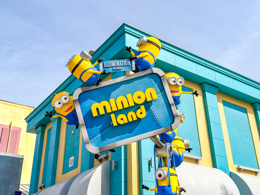 Minion Land Sign Universal Studios Florida Orlando Minions