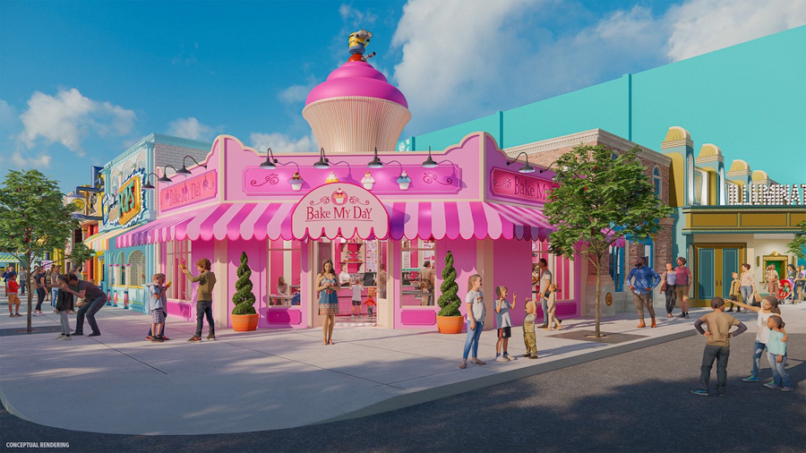 Minions Land Universal Studios Orlando Artist Renderings Bake My Day Minions Cafe Food