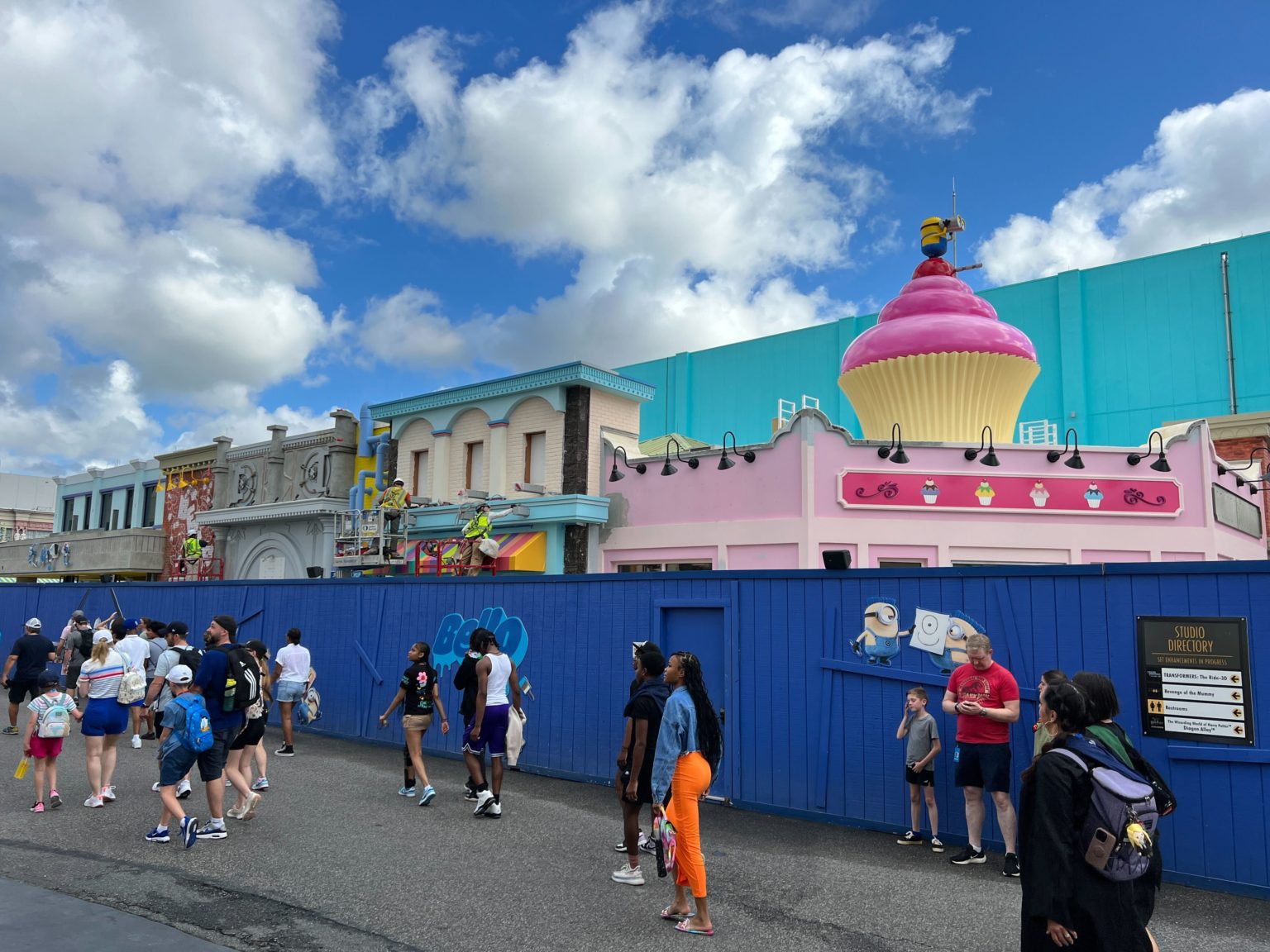 Latest Look at Minion Land Construction At Universal Orlando ...