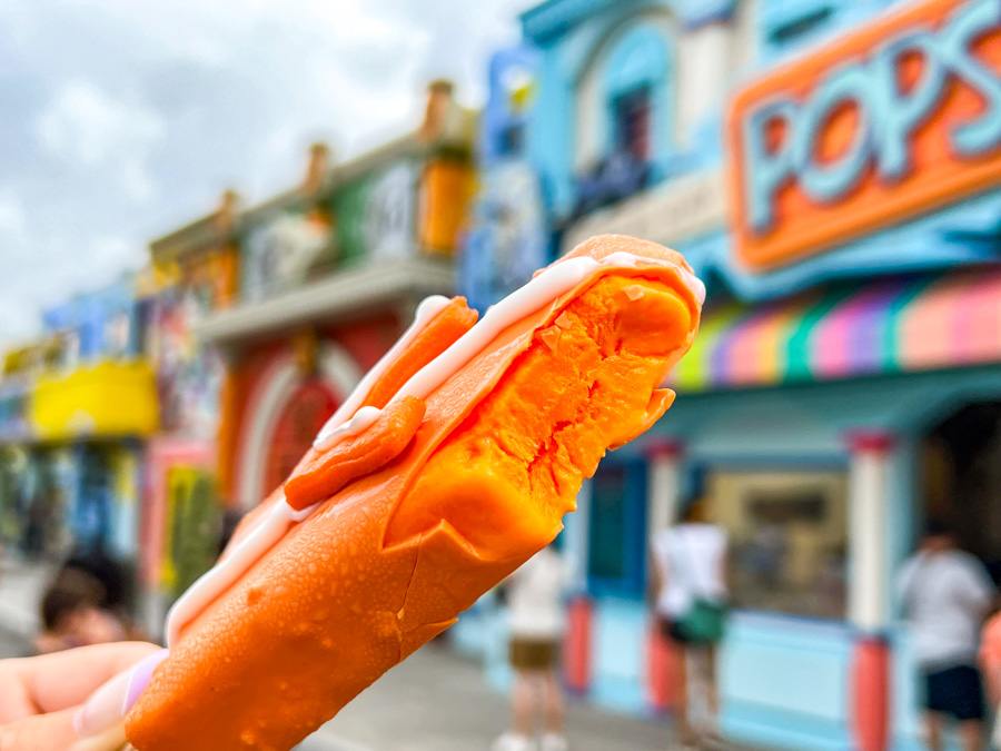 Universal Studios Florida Freeze Ray Pops Vector Popsicle Orange Creamsicle