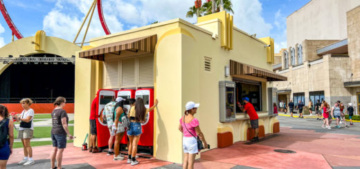 Universal Studios Florida Rip Ride Rock It Snack Kiosk Stand Open