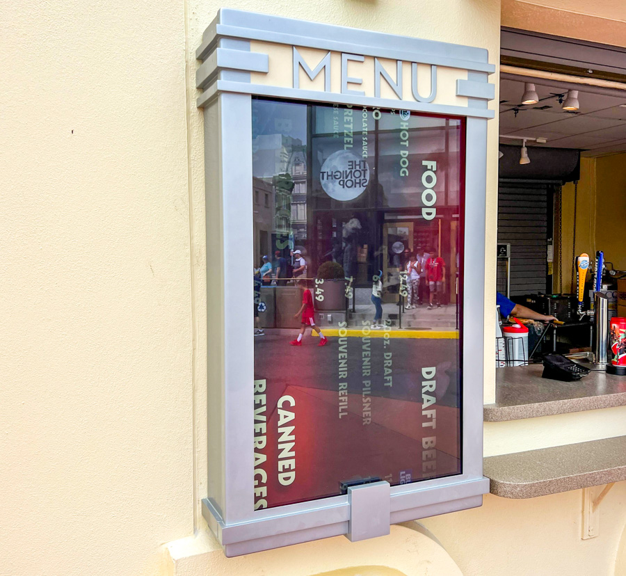 Universal Studios Florida Rip Ride Rock It Snack Kiosk Stand Open