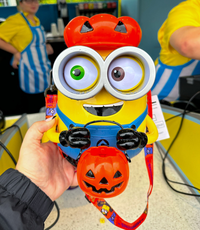 Bob Pumpkin Halloween Trick or Treat Popcorn Bucket Minions Universal Orlando Studios