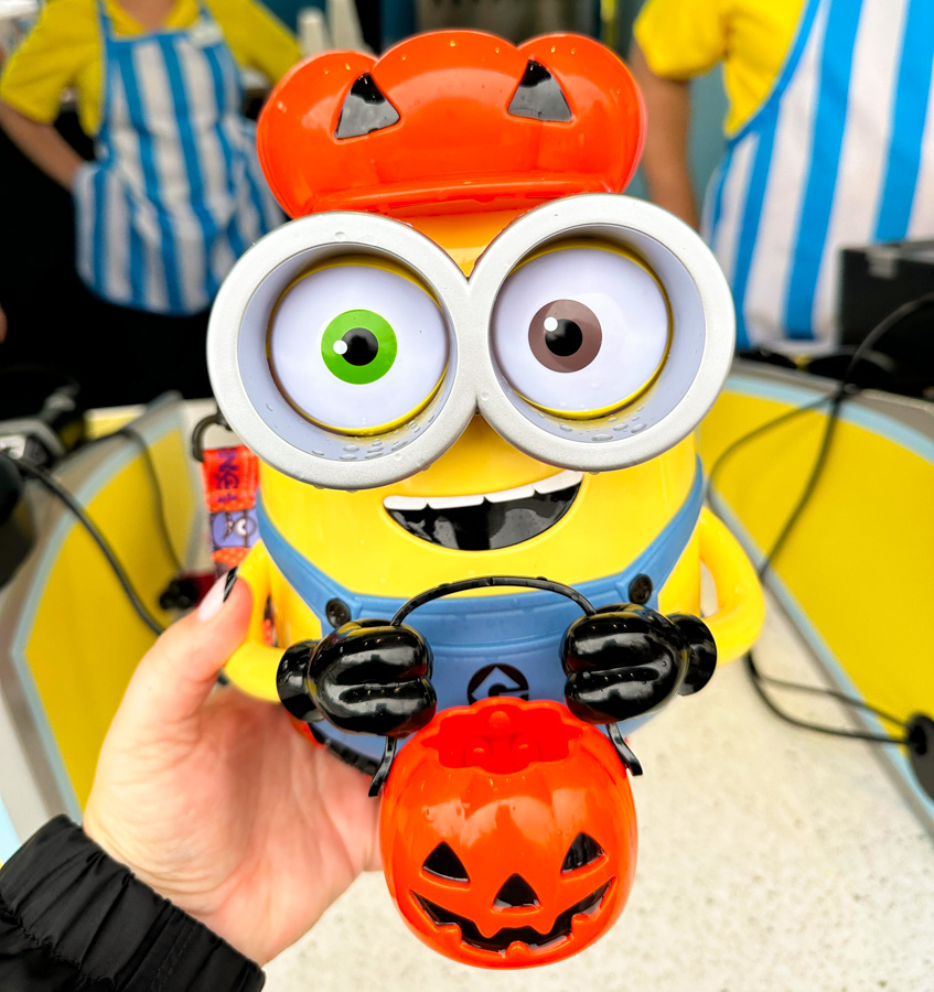 Bob Pumpkin Halloween Trick or Treat Popcorn Bucket Minions Universal Orlando Studios