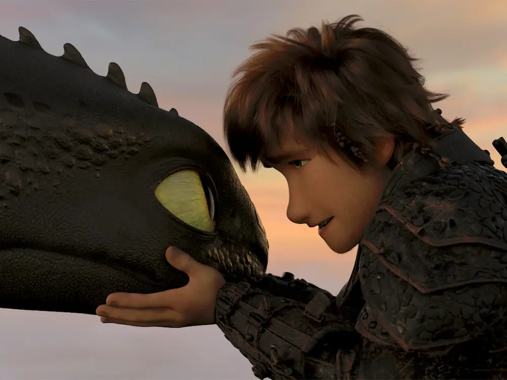 Hiccup and Toothless say good-bye for now