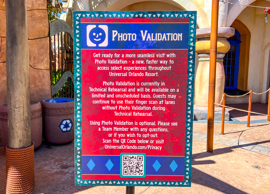 Photo Validation Islands of Adventure Universal Orlando Entrance Scan Testing