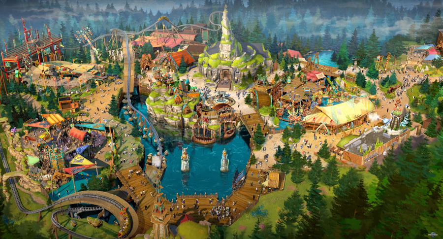 Universal Orlando Epic Universe How to Train Your Dragon Isle of Berk