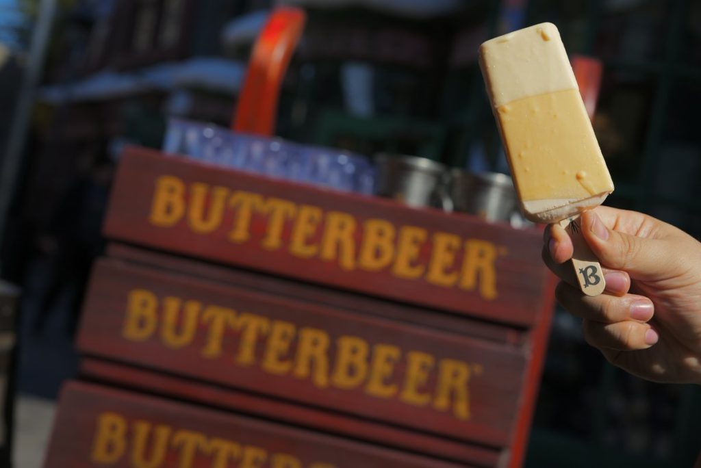 Butterbeer ice lolly